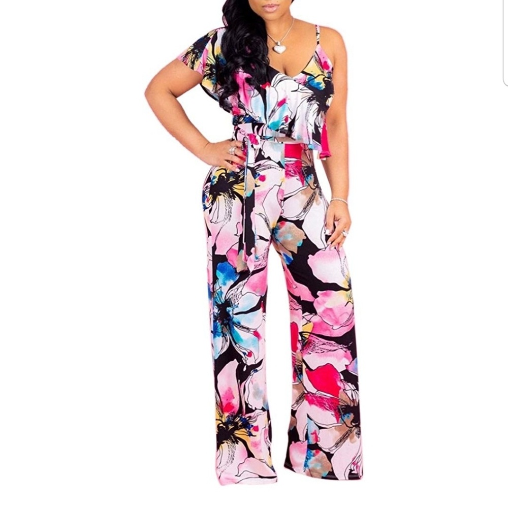 Women's Floral Jumpsuit